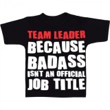 Tricou &quot; Team leader &quot;