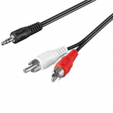 Cumpara ieftin Cablu Audio Jack 3.5mm la 2 RCA 1.5 metri