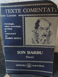 Texte comentate - Ion Barbu