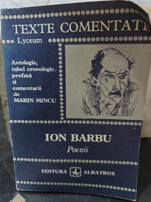 Texte comentate - Ion Barbu