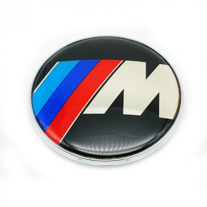 Emblema/sigla M pentru capota sau portbagaj BMW (Seria 1,3,5,7,X1,X3,X5,X6)