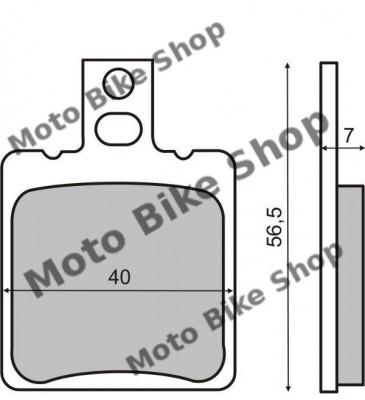 MBS Placute frana Aprilia/Gilera/Malaguti, Cod Produs: 55485OL foto