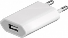 Alimentator USB 230V 1 iesire 1A alb Goobay Cod EAN: 4040849437489 foto