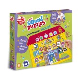 Puzzle cu sunete - Casa