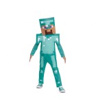Costum carnaval pentru copii Steve Diamond - Minecraft Marime M ( 7-8 ani)