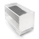 Plasa Protectie Insecte Patut Copii Reer 60x120, 70x140 cm, Poliester, Alba, Universală