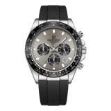 Ceas Barbati Naviforce 8054 Negru-Argintiu , Design Military, Functii Multiple, Rezistent la socuri, Rezistent la Apa 3ATM