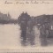 bnk cp Franta - Inundatii Paris 1910 - circulata spre Piatra Neamt - uzata