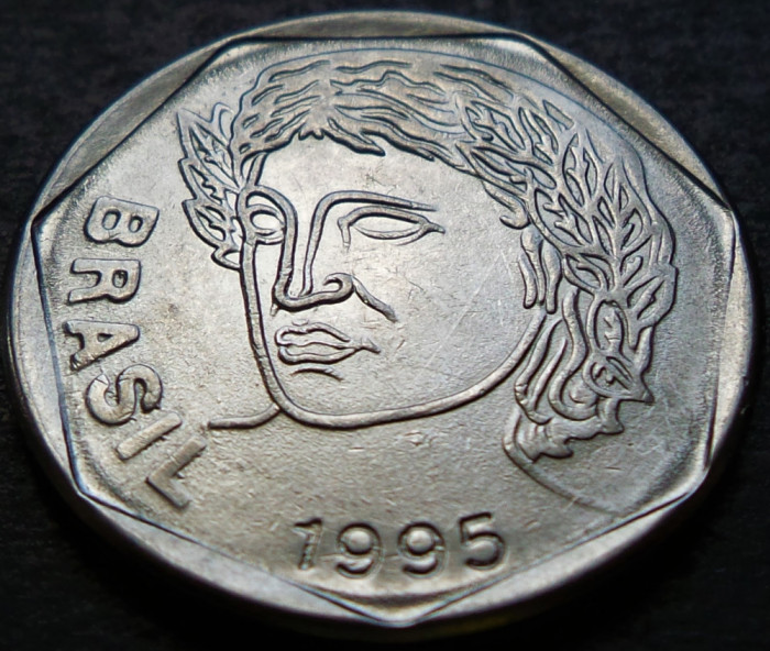 Moneda 25 CENTAVOS - BRAZILIA, anul 1995 *cod 2835
