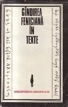 Gindirea feniciana in texte foto