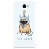 Husa silicon pentru Huawei Enjoy 7 Plus, Pugicorn