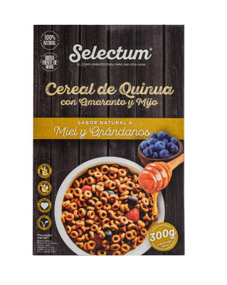 Cereale de Quinoa cu Amarant si Mei cu Aroma de Miere si Afine 300 grame Perfect Foods foto
