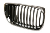 Grila radiator BMW Seria 3 E46 1998-2001 Partea Dreapta cu element cromat 51137042962 Kft Auto, AutoLux