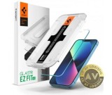 Folie de protectie Ecran Spigen EZ FIT pentru Apple iPhone 16e / 14 / 13 Pro / 13 Sticla securizata Full Glue AGL03724