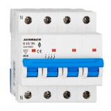 Siguranta automata modulara MCB Schrack Technik Amparo MCB AM618840, 6 kA, 3P+N, 40 A, curba B