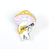 Brosa martisor pisica cu chitara