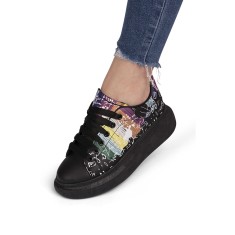 Sneakers dama desen colorat Negri Leta Marimea 36 foto