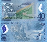INSULELE SOLOMON 40 dollars 2018 COMEMORATIVA polymer UNC!!!