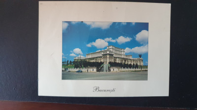 Vedere carte postala Bucuresti, Palatul Parlamentului, necirculata, 16x11 cm foto
