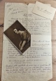 Lot carte de vizita / Act dotal / Foaie de Dota familia preotului Martinescu Campina / Redeventa Academia Romana 200 galbeni