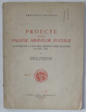 PROECTE PENTRU PALATUL ARHIVELOR STATULUI , CONTRIBUTIE LA ISTORIA ARHITECTURII NOASTRE IN SEC. XIX de AURELIAN SACERDOTEANU , 1940