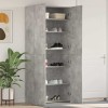 Dulap pentru pantofi Gri 80 x 35.5 x 180 cm Lemn compozit