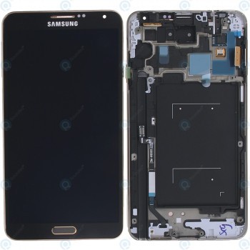 Samsung Galaxy Note 3 (N9005) Afișaj complet negru/auriu GH97-15209F foto