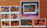 Cumpara ieftin MANAMA-&#039;&#039;PICTURI de GAUGUIN&#039;&#039;-.COLITA+6v.-stampiL, Stampilat