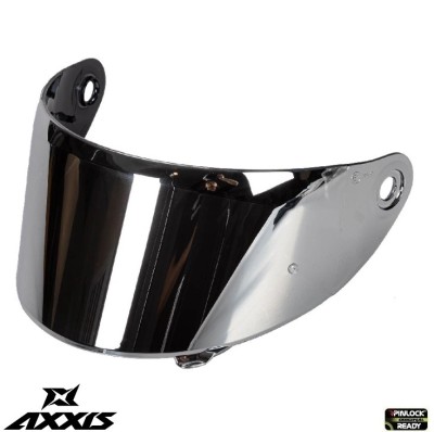 Viziera argintie (tip oglinda) casca integrala Axxis Draken S &amp;ndash; tip MT-V-18C &amp;ndash; compatibil cu modelul nou de casca Axxis Draken S foto