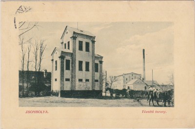 CP Jimbolia Zsomboly Turnul Pompierilor ND(1908) foto