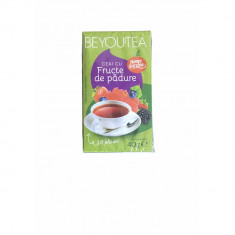 Cutie 20 Plicuri Ceai cu Fructe de Padure BEYOUTEA, Ceai cu Fructe, Pliculete de Ceai, Pliculete Ceai de Fructe de Padure, Ceai Fructe de Padure BEYOU