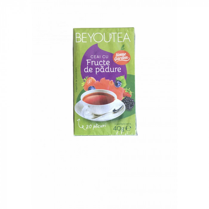 Cutie 20 Plicuri Ceai cu Fructe de Padure BEYOUTEA, Ceai cu Fructe, Pliculete de Ceai, Pliculete Ceai de Fructe de Padure, Ceai Fructe de Padure BEYOU