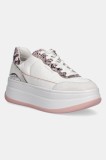 MICHAEL Michael Kors sneakers din piele Hayes femei, culoarea alb, 43S5HYFS1S.688