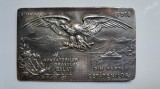 1918 Aparatorilor orasului Galati placheta BZ argintat