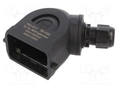Carcasă HARTING HDC 6B pentru conectori Han-Eco&reg; B, IP66, montare pe cablu M20