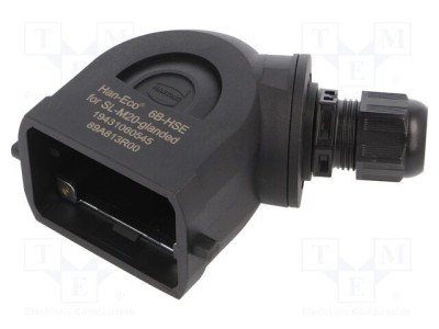 Carcasă HARTING HDC 6B pentru conectori Han-Eco&amp;reg; B, IP66, montare pe cablu M20 foto
