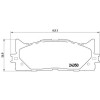 Placute frana Lexus Es ( V4) 03.06-12.12, Es ( V6) 06.12-06.18; Toyota Aurion ( V4) 03.06-09.11, Avalon Sedan ( X3) 01.05-11.12, Avalon Sedan ( X4) 0, BREMBO