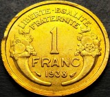 Cumpara ieftin Moneda istorica 1 FRANC - FRANTA, anul 1938 * cod 1206 B, Europa