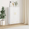 Dulap &icirc;nalt, alb, 69,5x31x115 cm, lemn prelucrat GartenMobel Dekor