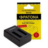 Patona USB Dual incarcator pentru Kodak WPZ 2 LB-015 incl. Micro-USB Cable