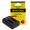 Patona USB Dual incarcator pentru Kodak WPZ 2 LB-015 incl. Micro-USB Cable