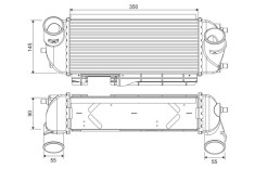 VALEO 818368 Intercooler, compresor foto