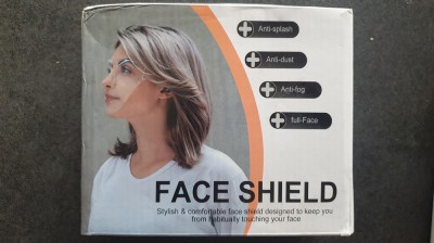 Face shield ochelari full face anti dust, anti fog, anti-splash, noi, nefolositi foto