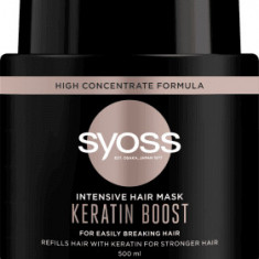 Syoss Keratin Boost mască intensivă pentru păr fragil, 500 ml