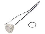 Comutator anti-vandalism Poz 2 SPST-NO 50mA 24VDC IP65 albă