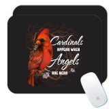Cardinalii apar : Cadou Mouse pad : Ingerii sunt aproape de voliera ecologica a pasarilor, Generic