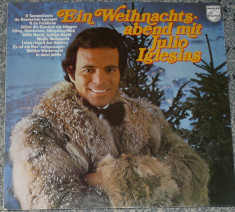 vinil colinde Julio Iglesias (3 in spaniola,10 in germana),Craciun,Christmas foto