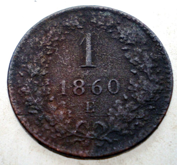 7.200 AUSTRIA 1 KREUZER 1860 E