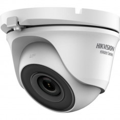 Camera de supraveghere Hikvision Turbo HD Dome HWT-T120-M; 2MP; seria HiWatch; carcasa metal; 2MP CMOS Sensor, 40m IR, Outdoor EXIR Eyeball, ICR, 0.01 foto