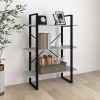 VidaXL Bibliotecă, gri sonoma, 80x30x105 cm, lemn prelucrat 821316